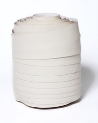 One Edge Turned Binding Off White by   