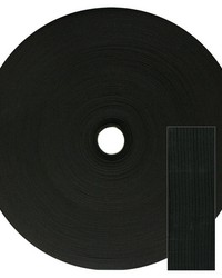 1in Knit Elastic Black 50m roll by   