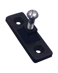 2 Hole Side Mount Plate Black by   