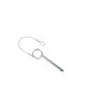 Abbeyshea Fabrics Stainless Steel Pins Quick Release Pin w/ Nylon Coated 6in. Lanyard - 1