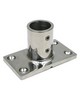 Abbeyshea Fabrics 90 Degree Stainless Steel Rail Fitting Base Rectangular