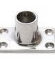 Abbeyshea Fabrics 90 Degree Stainless Steel Rail Fitting Base Rectangular