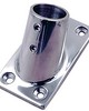 Abbeyshea Fabrics 60 Degree Stainless Steel Rail Fitting Base Rectangular