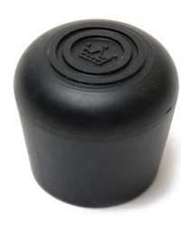 7 8in Vinyl Foot for CockpitPole  Black by  Abbeyshea Fabrics 