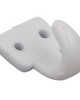 Abbeyshea Fabrics Delrin Two-Hole Lash Hooks White - 2670