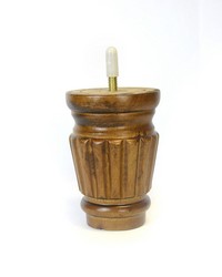 4in Contoured Leg  Walnut by  Ralph Lauren 