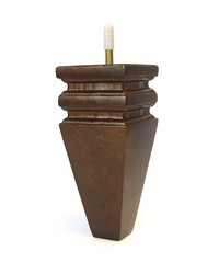 6in Contoured Square LegWalnut by  Ralph Lauren 