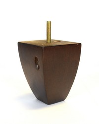 4x2 5 8in Curved Leg Walnut by  Ralph Lauren 