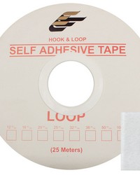 1in 25mm PS Loop White 25m Roll by   