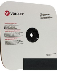 Velcro FR 1in SewOn Hook Blac50yd Roll by   