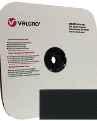 15in 38mmVelcro Hook Black by   