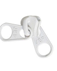 Jefzip No10 Delrin Sliders2 Tab White Non lock by   