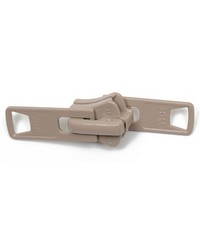 YKK No10 Vislon Lock 2 tabSlider Beige by   