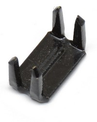 YKK No10 Vislon Bottom Stops Black by   