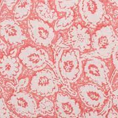 Hamilton Fabric Belle Geranium Pink Scrolling Vines  Vine and Flower  Jacobean Floral   Fabric