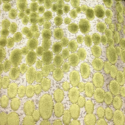 Hamilton Fabric Finch Peridot in 2020 new fabric Green Polyester  Blend Circles and Swirls Polka Dot  Patterned Velvet   Fabric