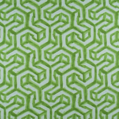Hamilton Fabric Granville Lime Green  Blend Geometric   Fabric