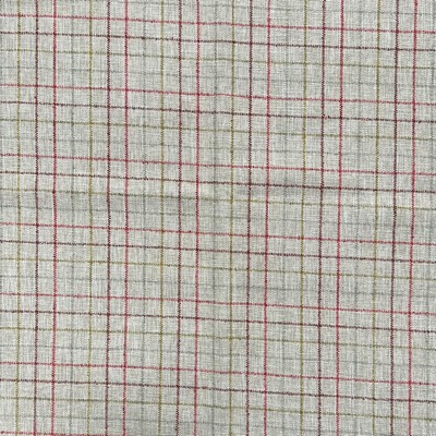Hamilton Fabric Holston Natural Beige Check  Plaid and Tartan  Fabric