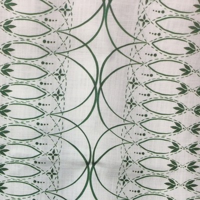 Hamilton Fabric Hubble Emerald in aug 2022 Green Multipurpose Cotton Scroll  Floral Stripe   Fabric