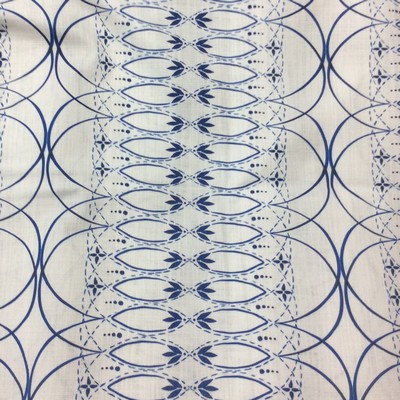Hamilton Fabric Hubble Navy in aug 2022 Blue Multipurpose Cotton Scroll  Floral Stripe   Fabric