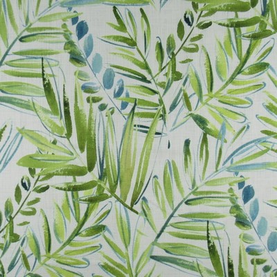 Hamilton Fabric Largo Chartreuse Green Tropical  Leaves and Trees   Fabric