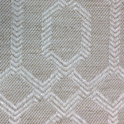 Hamilton Fabric Parquet Flax in NoImage Beige  Blend Lattice and Fretwork   Fabric