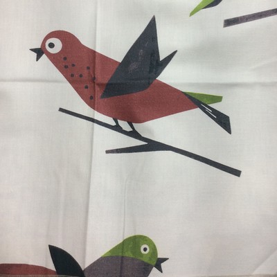 Hamilton Fabric Singer Mulberry in aug 2022 Purple Multipurpose Cotton Fire Rated Fabric Birds and Feather   Fabric