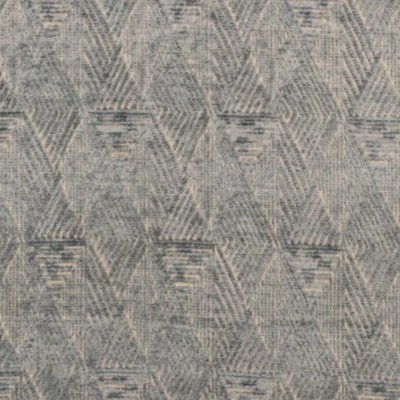 Hamilton Fabric Tibbs Lake Blue  Blend Patterned Chenille  Contemporary Diamond   Fabric