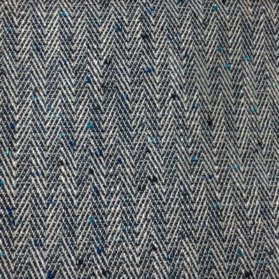 Hamilton Fabric Westport Indigo Blue Cotton  Blend Herringbone   Fabric