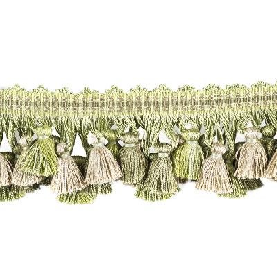 Fabricut Trim Oleander Pear in MOUNT VERNON TRIMMINGS VOL. II 5909 Green Rayon  Blend Ball Tassels  Fabric