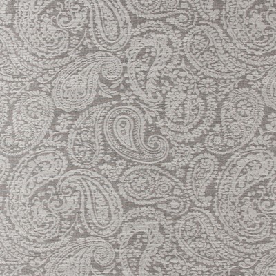 Mitchell Fabrics Bella Sterling in 1804 Silver Viscose40%  Blend Classic Damask  Classic Paisley   Fabric