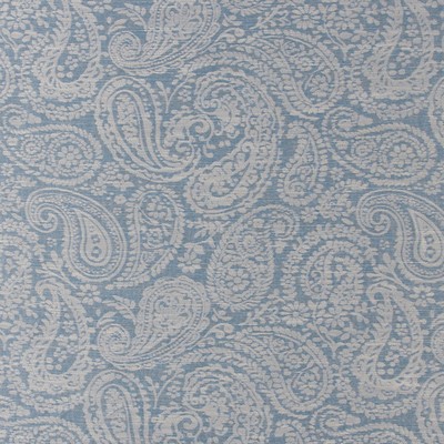 Mitchell Fabrics Bella Sky in 1804 Blue Viscose40%  Blend Classic Damask  Classic Paisley   Fabric