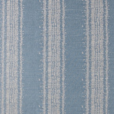 Mitchell Fabrics Adriana Sky in 1804 Blue Viscose40%  Blend Classic Damask  Striped   Fabric