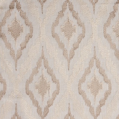 Mitchell Fabrics Lanai Ivory in 1805 Beige Multipurpose Polyester  Blend Fire Rated Fabric Southwestern Diamond  Heavy Duty CA 117   Fabric
