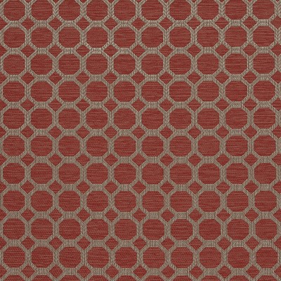 Mitchell Fabrics Dane Coral in 1806 Orange Multipurpose Polyester Fire Rated Fabric Circles and Swirls High Performance CA 117   Fabric