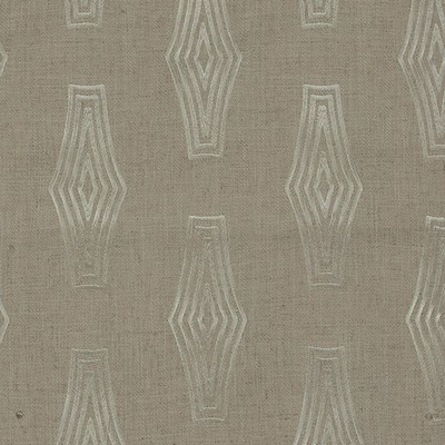 Mitchell Fabrics Hera Pearl in 1808 Beige Drapery Polyester25%  Blend Fire Rated Fabric Contemporary Diamond  CA 117   Fabric