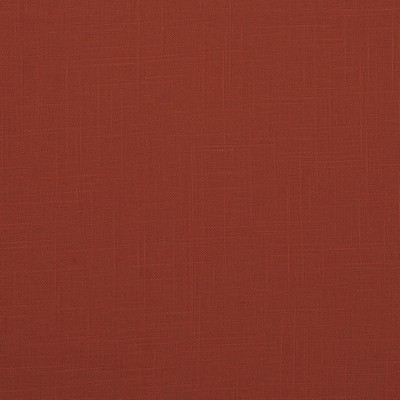 Mitchell Fabrics Julian Terracotta in 1814 Red Multipurpose Linen45%  Blend Medium Duty Solid Color Linen  Fabric