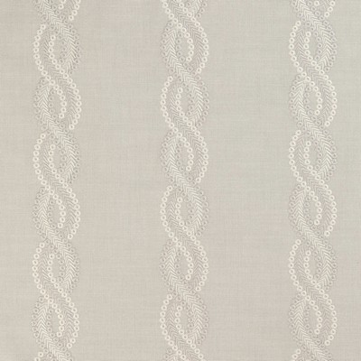 Mitchell Fabrics Carlton Pearl in 2104 Beige Multipurpose Cotton  Blend Fire Rated Fabric Crewel and Embroidered  Heavy Duty CA 117  NFPA 260  Striped   Fabric