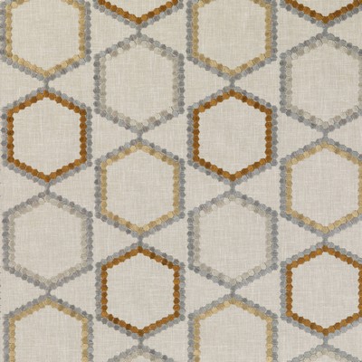 Mitchell Fabrics Ironwood Rococo in 2104 Grey Multipurpose Cotton  Blend Fire Rated Fabric Geometric  Crewel and Embroidered  Heavy Duty CA 117  NFPA 260  Lattice and Fretwork   Fabric