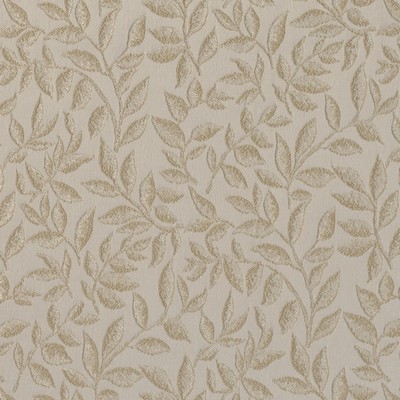 Mitchell Fabrics Roberto Champagne in 2105 Grey Multipurpose Polyester Leaves and Trees  Classic Jacquard   Fabric