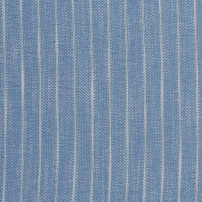 Mitchell Fabrics Hammock Stripe Chambray 2303 FF-2303-10 Blue Upholstery High  Blend High Wear Commercial Upholstery CA 117  NFPA 260  Striped  Fabric