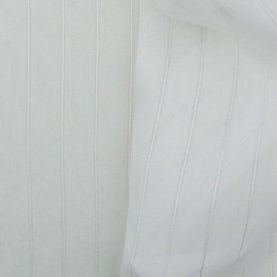 Mitchell Fabrics Abbott Winter White in 426 White Drapery Fire Rated Fabric NFPA 701 Flame Retardant  Extra Wide Sheer   Fabric