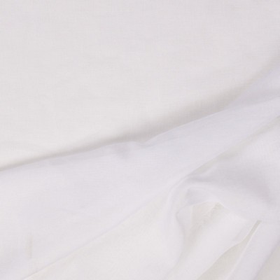 Mitchell Fabrics Alta Snow in 443 White Drapery Fire Rated Fabric NFPA 701 Flame Retardant  Solid Sheer   Fabric