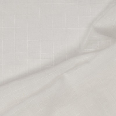 Mitchell Fabrics Sidney Winter White in 443 White Drapery Fire Rated Fabric NFPA 701 Flame Retardant   Fabric