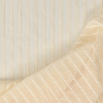 Mitchell Fabrics Jean Sand in 443 Brown Drapery Fire Rated Fabric NFPA 701 Flame Retardant  Checks and Striped Sheer   Fabric