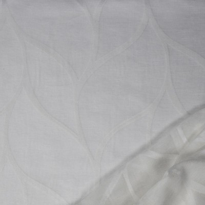 Mitchell Fabrics Runner Cloud in 443 White Drapery Fire Rated Fabric NFPA 701 Flame Retardant   Fabric