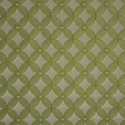 Mitchell Fabrics Satellite Leaf in 1426 Green Circles and Swirls Classic Jacquard   Fabric