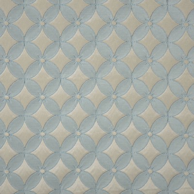 Mitchell Fabrics Satellite Spa in 1426 Blue Circles and Swirls Classic Jacquard   Fabric