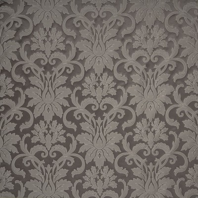 Mitchell Fabrics Transit Grey in 1426 Grey Classic Damask   Fabric