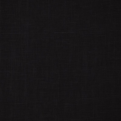 Mitchell Fabrics Linnette Ink in 1417 Black LINEN Solid Faux Silk  100 percent Solid Linen   Fabric